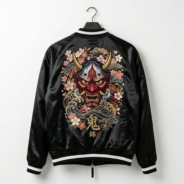 Sakura Fuji Sukajan Bomber Jacket
