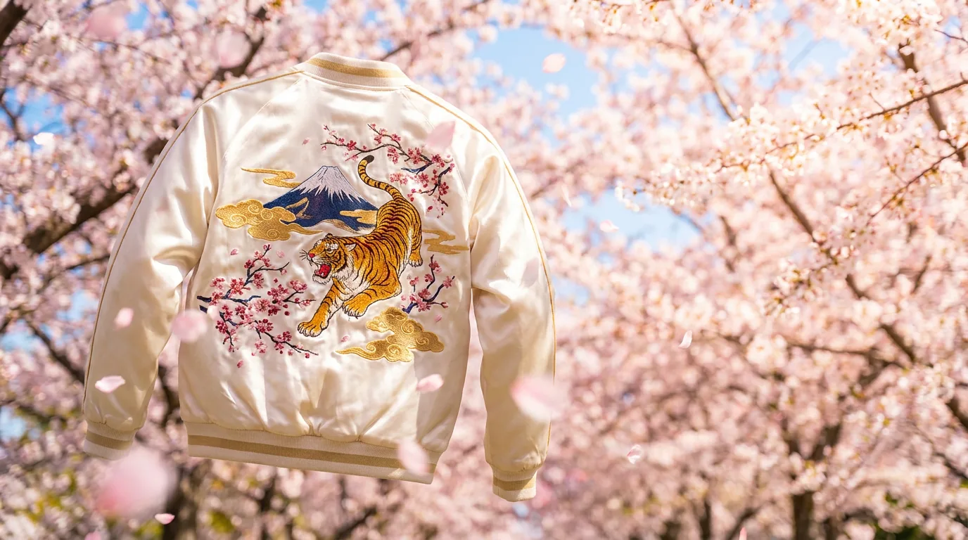 Tiger Sukajan Jackets — Hand-Embroidered Japanese Souvenir Bombers